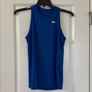 Nike Blue Muscle Activewear Tank Top